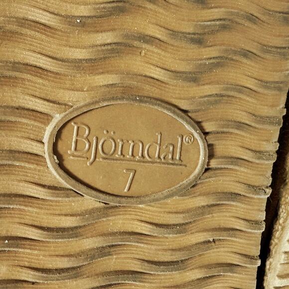 Bjorndal Women’s Joey Suede Leather Wool Lined Winter Outdoor Boots Size 7 - Picture 9 of 11